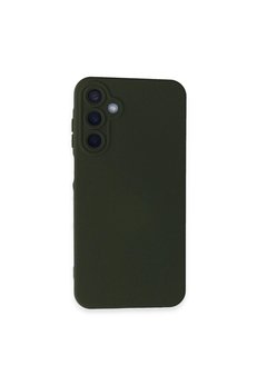 Ethab Ticaret Glb-Stl41414 Samsung Galaxy A15 4G Kılıf Nano İçi Kadife Silikon - Koyu Yeşil