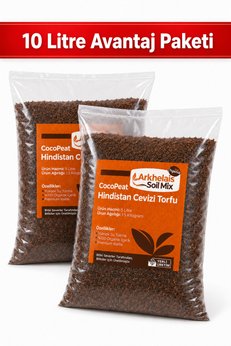 Arkhelais Orkide Toprağı - Çiçek Toprağı - Bitki Toprağı - Hindistan Cevizi Torfu Cocopeat - Sürüngen Tabanı - 10 L
