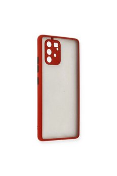 Ethab Ticaret Glb-Stl41414 Samsung Galaxy A / S10 Lite Kılıf Montreal Silikon Kapak - Kırmızı