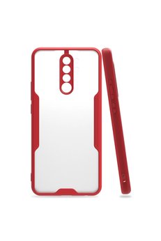 Evimdeyokyok Xiaomi Redmi 9 Kılıf Platin Silikon - Kırmızı