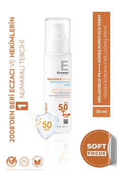 Esomed Melashield Kore Parıltısı Güneş Kremi SPF 50+ Göz Yakmayan Suya ve Tere Dayanıklı UVA/UVB Koruma 50ml