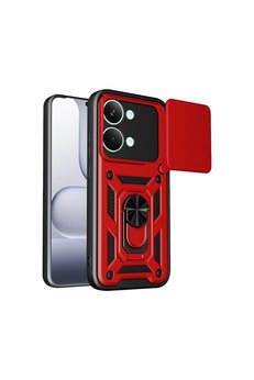 Evimdeyokyok Xiaomi Poco X8 Pro Max Pars Lens Yüzüklü Silikon - Kırmızı