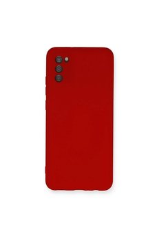 Ethab Ticaret Glb-Stl41414 Samsung Galaxy A25 5G Kılıf Sara Kartvizitli Deri Kılıf - Kırmızı