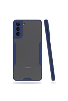 Ethab Ticaret Glb-Stl41414 Samsung Galaxy S21 Plus Kılıf Platin Silikon - Lacivert
