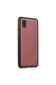 Ethab Ticaret Glb-Stl41414 Samsung Galaxy A01 Core Kılıf Miami Şeffaf Silikon - Siyah