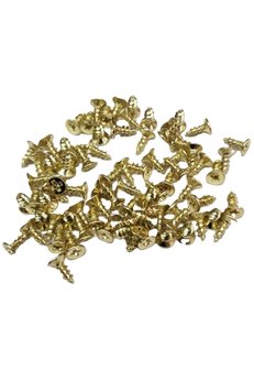 Evimdeyokyok Sarı 1000 Adet Klips Vidası 2,3X6 Mm Yhb, İthal - Konik Başlı Kutu Ayak, Askı, Mini Vida