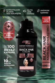 Softto Plus Expert Woman Black Hair Color / Siyah / Kadınlara Özel Yeni Formül / Doğal Görünüm