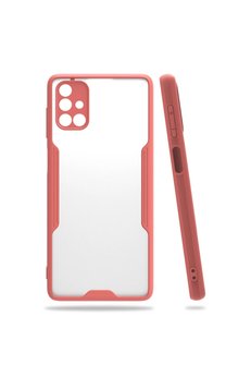 Evimdeyokyok Samsung Galaxy M51 Kılıf Platin Silikon - Pembe