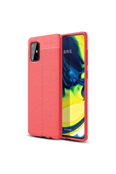 Evimdeyokyok Samsung Galaxy A71 Kılıf Auto Focus Kapak - Kırmızı