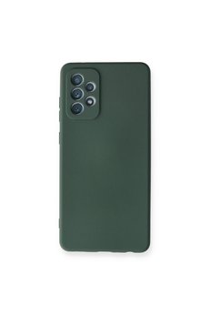 Ethab Ticaret Glb-Stl41414 Samsung Galaxy A72 Kılıf Nano İçi Kadife Silikon - Koyu Yeşil