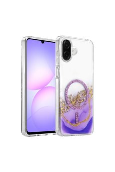 Evimdeyokyok Onegif Samsung Galaxy A07 4G Lotus Simli Magsafe Kapak - Mor