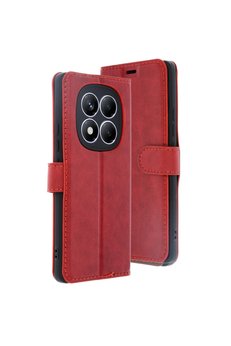 Evimdeyokyok Xiaomi Redmi Note 14 Pro 4G Kılıf Trend S Plus Kapaklı Kılıf - Kırmızı