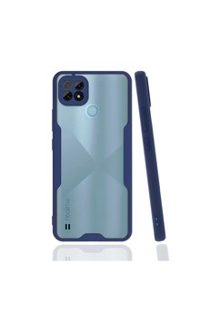 Evimdeyokyok Realme C21 Kılıf Platin Silikon - Lacivert