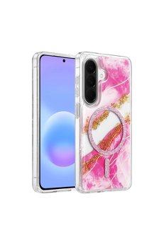 Evimdeyokyok Onegif Samsung Galaxy A37 5G Lotus Simli Magsafe Kapak - Pembe