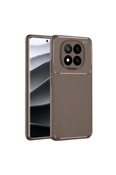 Evimdeyokyok Xiaomi Redmi Note 14 Pro 4G Kılıf Auto Focus Karbon Kapak - Gri