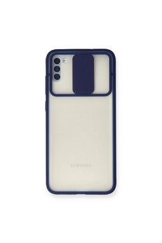 Evimdeyokyok Samsung Galaxy A11 Kılıf Palm Buzlu Kamera Sürgülü Silikon - Lacivert