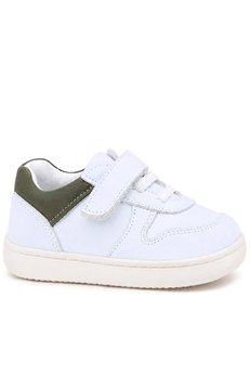 Ortopedikalrakerplus R840-Benhk % 100 Bob Beyaz Nubuk Haki Bebek Sneaker Ayakkabı