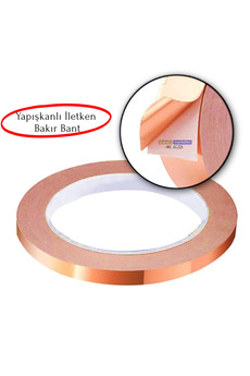 Evimdeyokyok Bakır Folyo İletken Bant 7Mmx10Mt