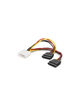 Evimdeyokyok Sata Power Y Kablosu 2 In 1 20 Cm - Siyah Hdx5522