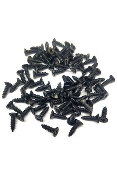 Evimdeyokyok Siyah 1000 Adet Klips Vidası 2,2X6,5 Mm Yhb - Konik Başlı Kutu, Sandık, Ayak, Askı, Mini Vida