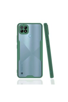 Evimdeyokyok Realme C21 Kılıf Platin Silikon - Yeşil
