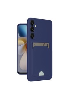 Evimdeyokyok Samsung Galaxy A16 5G Kılıf Kelvin Kartvizitli Silikon - Lacivert