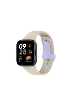 Evimdeyokyok Xiaomi Redmi Watch 3 Origin Silikon Kordon (Saat Değildir) - Bej