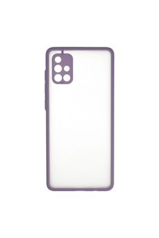 Ethab Ticaret Glb-Stl41414 Samsung Galaxy A71 Kılıf Montreal Silikon Kapak - Mor