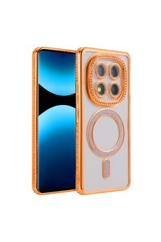 Evimdeyokyok Xiaomi Redmi Note 15 Pro 4G Joke Simli Magneticsafe Kılıf - Turuncu