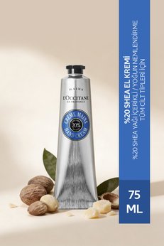 L'Occitane Shea El Kremi %20 Shea Yağı İçeren Besleyici ve Nemlendirici 75 ml
