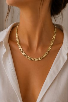 LUNAR by Duygu Labirent Model Gold Kolye