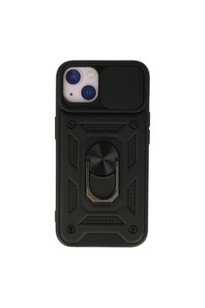 Evimdeyokyok Apple İphone 15 Kılıf Pars Lens Yüzüklü Silikon - Siyah