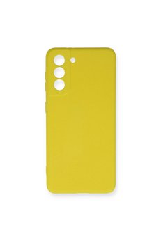 Ethab Ticaret Glb-Stl41414 Samsung Galaxy S21 Fe Kılıf Nano İçi Kadife Silikon - Sarı