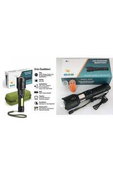 Evimdeyokyok 50W Led Şarjlı El Feneri Sm-316