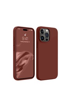 Evimdeyokyok Apple İphone 15 Pro Max Kılıf First Silikon - Bordo