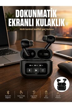 Ethab Giyim Yeni Nesil Pro Ekranlı Bluetooth Kulaklık 5.0 Bluetooth Yeni Nesil - Glst5026-4850
