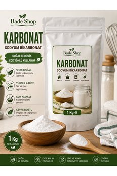 Bade Shop Karbonat (Sodyum Bikarbonat) 1 Kg – Çok Amaçlı Kullanım