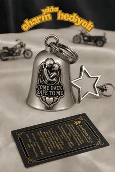 Guarellos Come Back Safe To Me Guardian Bell Motosiklet Çanı Motorcu Sevgili Hediyesi