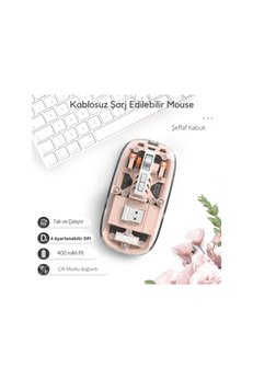 Evimdeyokyok Pembe 501 Bt+ Wireless Mouse Zr1133