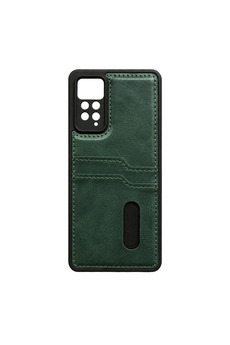 Evimdeyokyok Xiaomi Redmi Note 12 Pro 4G Kılıf Sara Kartvizitli Deri Kılıf - Koyu Yeşil
