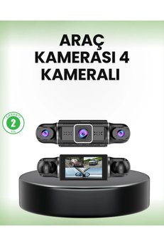 Eco Lounge Gps’li 4 Kameralı Araç İç Dış Kayıt Sistemi 1080P Wifi Destekli