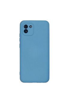 Ethab Ticaret Glb-Stl41414 Samsung Galaxy A03 Kılıf Nano İçi Kadife Silikon - Mavi