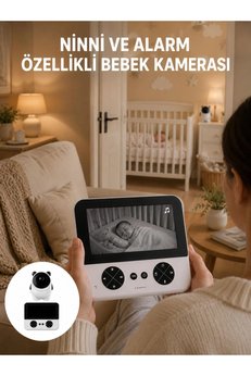 Eco Lounge Uzaktan Kontrollü Hd Bebek Kamerası Zoom Ve Sıcaklık Sensörlü Yeni Nesil