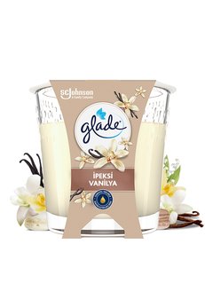 Glade Mum Vanilya Kokulu Mum Tek Fitilli 112 g Esansiyel Yağ İçeren Koku Pamuk Fitil