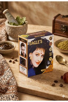 Aleyna Baharat Eagles Kahverengi Hint Kınası 6 Lı Paket Orjinal Bandrollü Ürün Brown Henna Eagles Kına