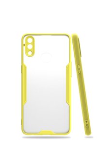 Evimdeyokyok Samsung Galaxy A10S Kılıf Platin Silikon - Sarı