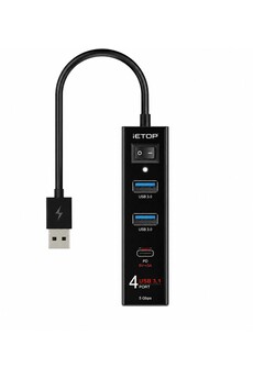 Evimdeyokyok Usb 3.1 Gen1 Hub Pd 4 Port 5 Gbps U329A