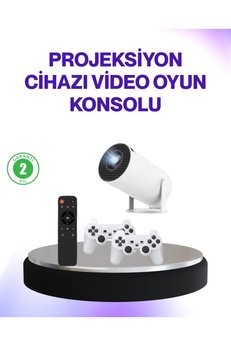 Eco Lounge 2.4G Kablosuz Destekli Oyun ve Film Projeksiyonu Ev Kullanımı İçin