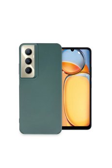 Evimdeyokyok Realme C65 Kılıf Petro Silikon - Koyu Yeşil