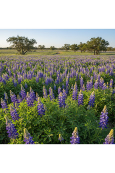 Gardener Lupine Çiçek Tohumu 10 Adet - Texas Blue Lupine - Mavi Acı Bakla Çiçeği